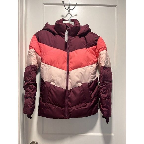 Gap Kids ColdControl Max Puffer Jacket Water Resistant Lined Quilted Hoodie - Picture 2 of 9